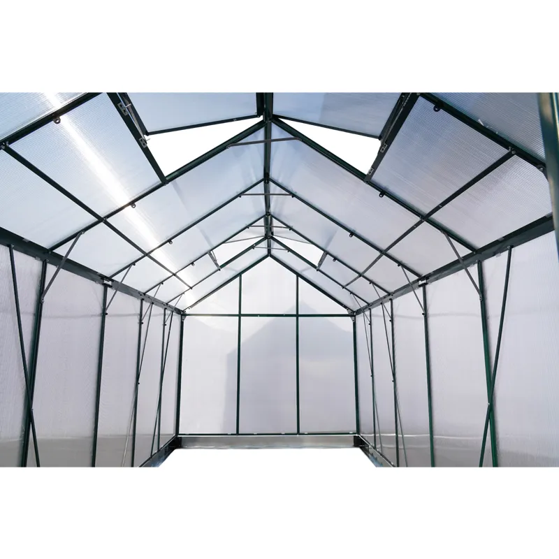 Aluminum Greenhouse Single Sliding Door 250cm Width