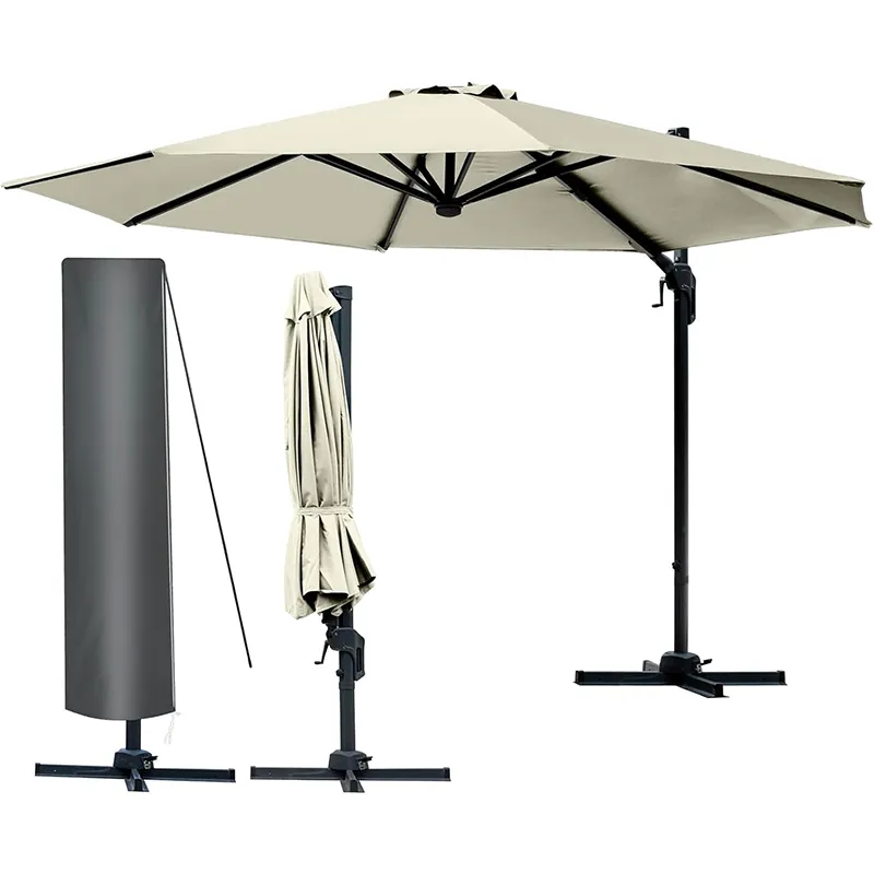 Round Garden Parasol 3×3
