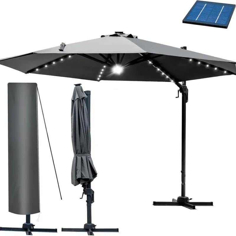 Round Garden Parasol 3×3