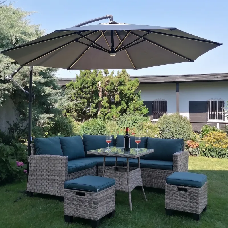 Round Garden Parasol 3.6×3.6