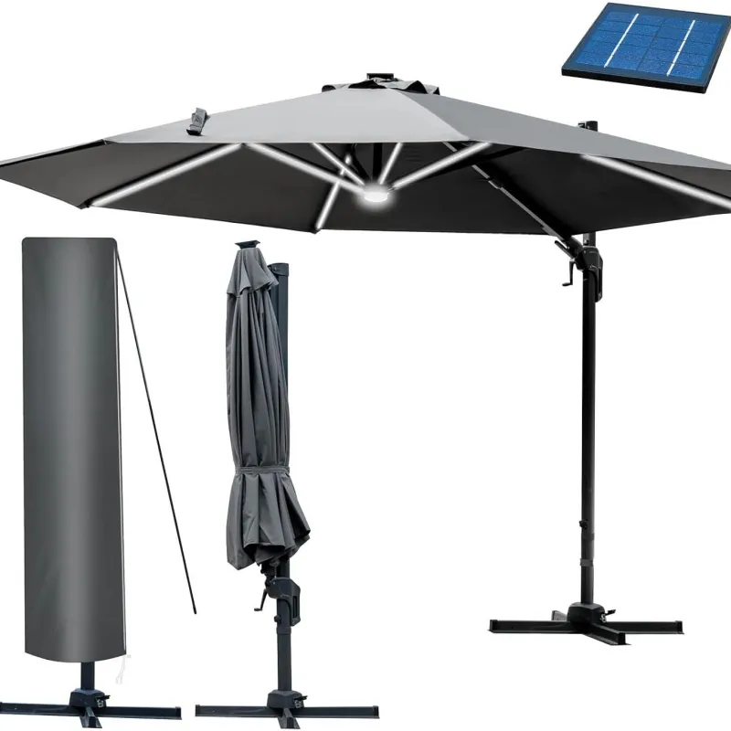 Round Garden Parasol 3.6×3.6