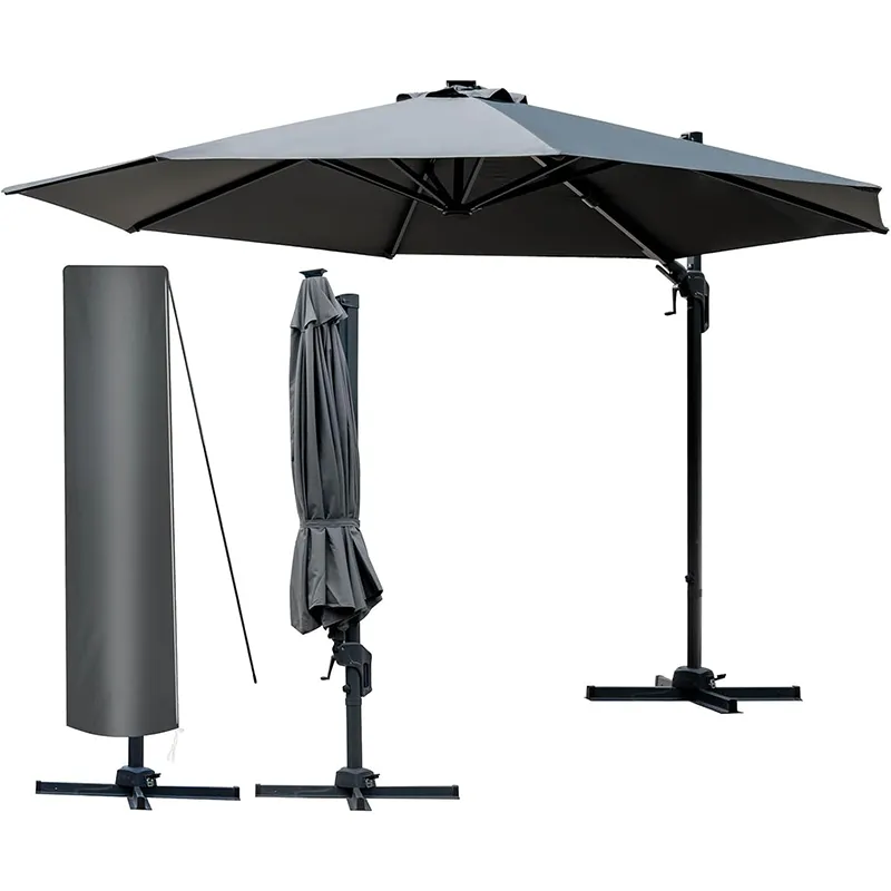 Round Garden Parasol 3.6×3.6