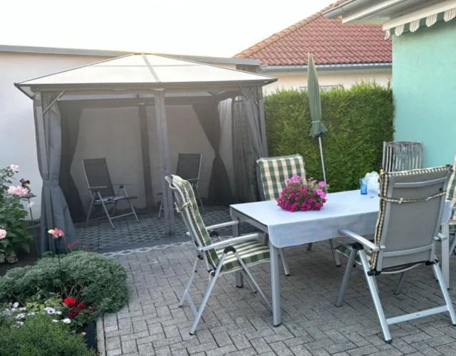 Aluminum Pavilion Polycarbonate Roof 3x3 Summer Bliss