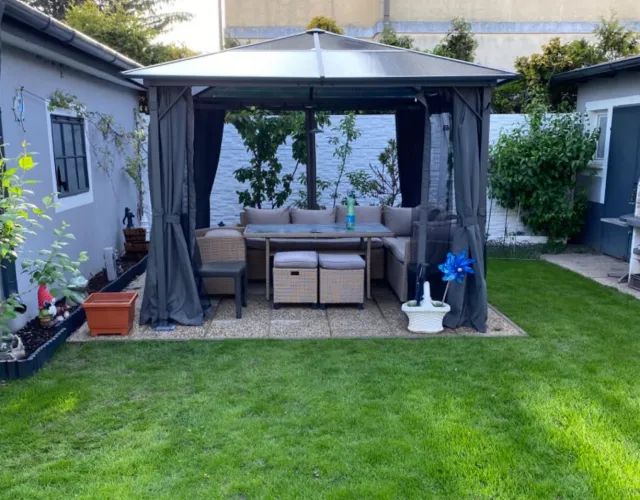 Aluminum Pavilion Polycarbonate Roof 3x3 Summer Bliss