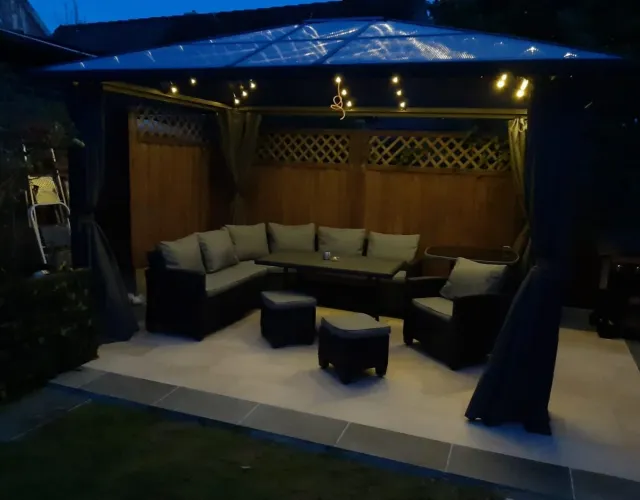 Aluminum Pavilion Polycarbonate Roof 3x3 Summer Bliss