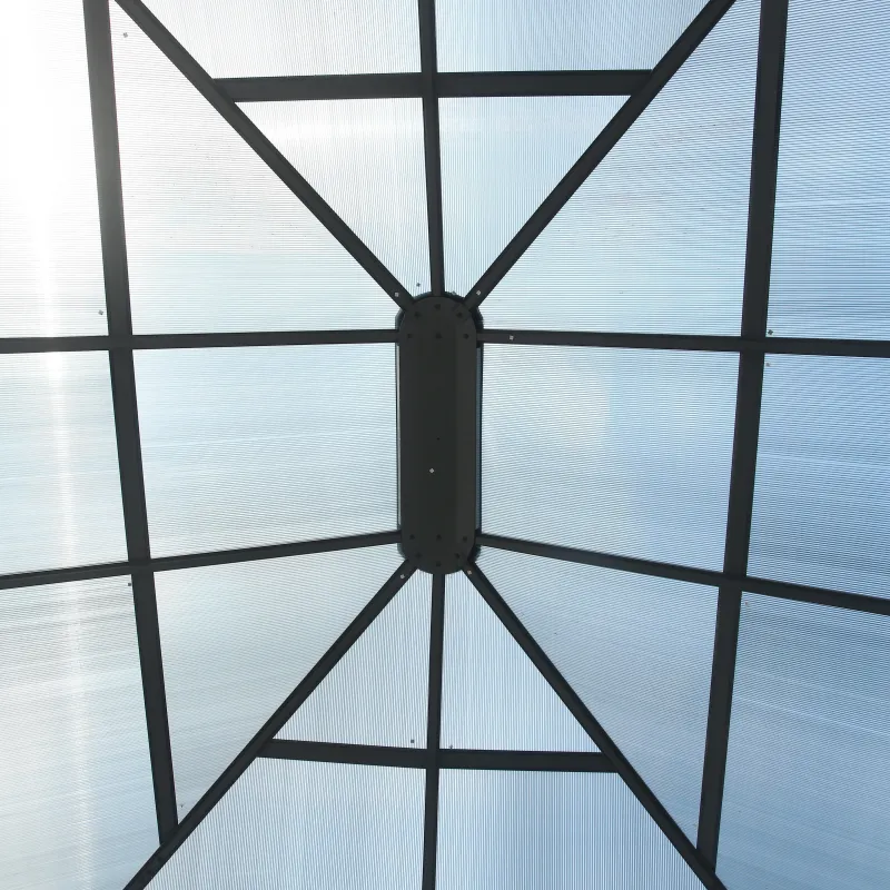 Aluminum Pavilion Polycarbonate Roof 3x3 Summer Bliss