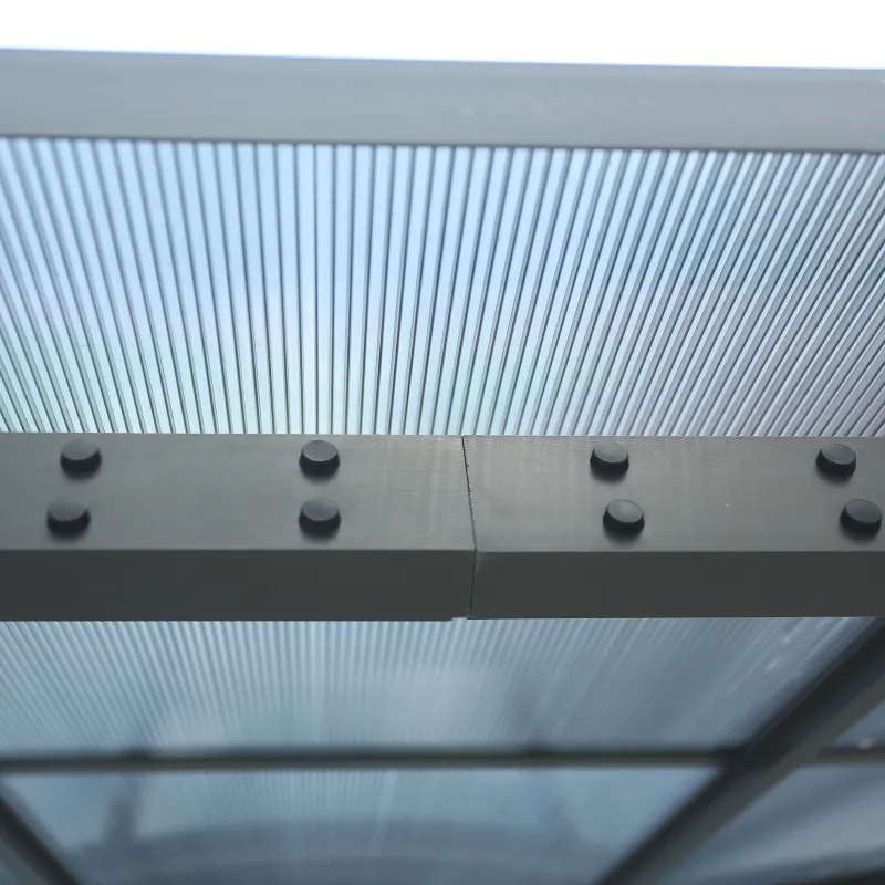 Aluminum Pavilion Polycarbonate Roof 3x3 Summer Bliss