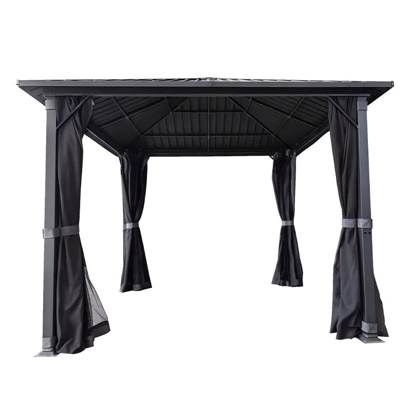 Aluminum Gazebo Galvanized Roof 3×4 Eden Haven