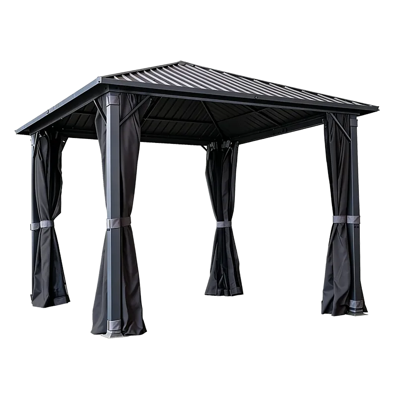 Aluminum Gazebo Galvanized Roof 3×4 Eden Haven