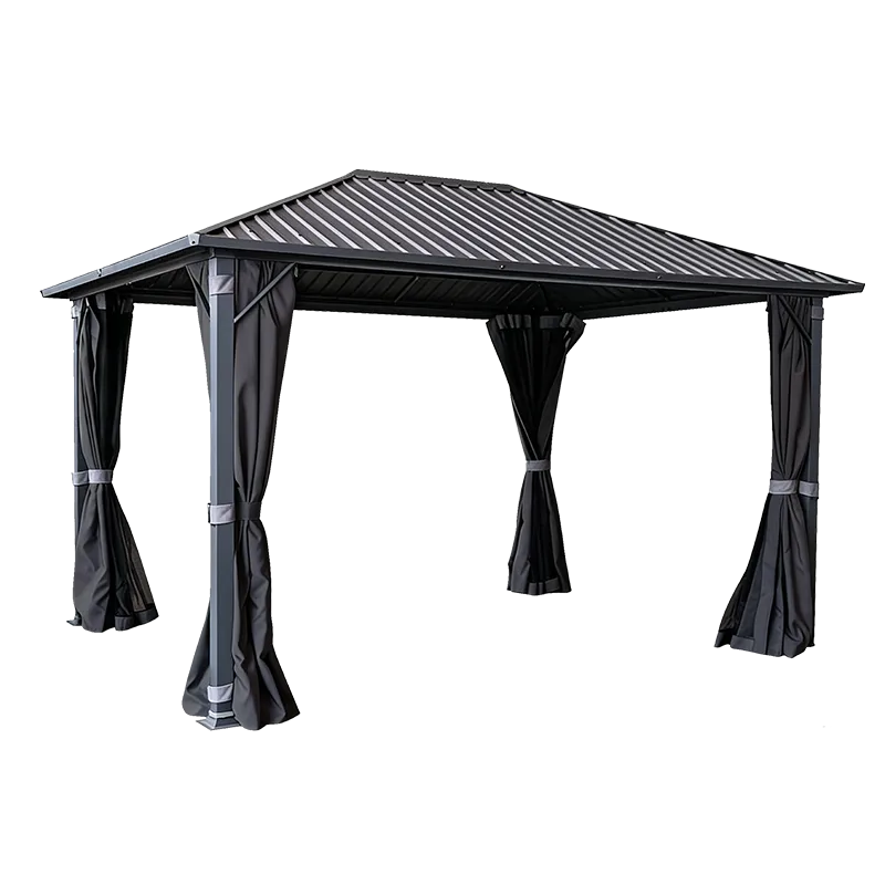 Aluminum Gazebo Galvanized Roof 3×4 Eden Haven