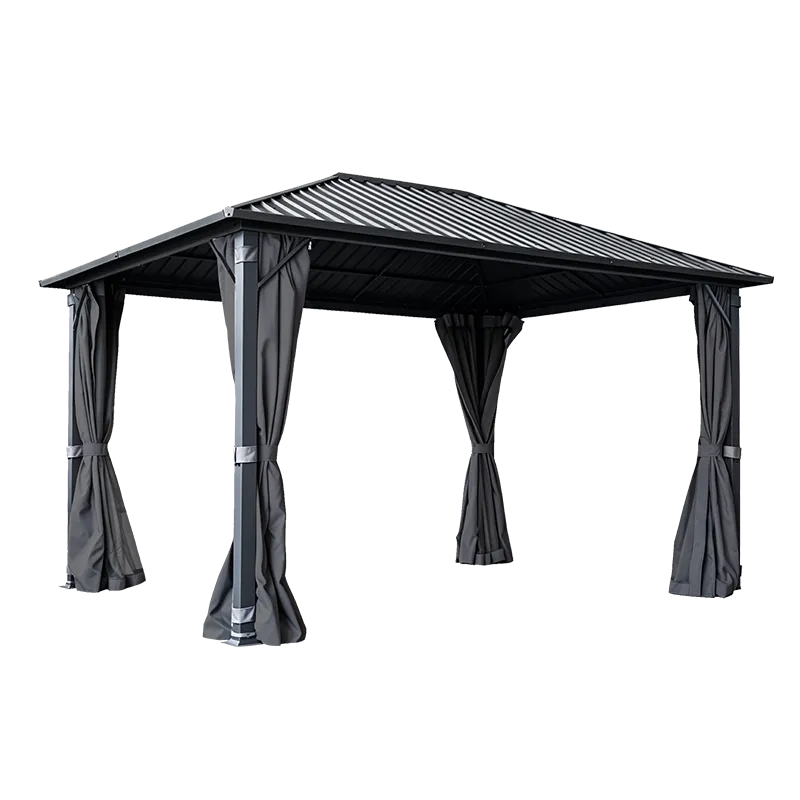 Aluminum Gazebo Galvanized Roof 3×4 Eden Haven