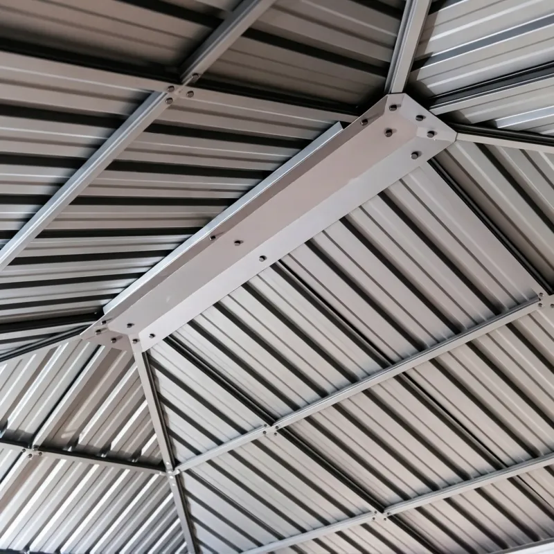 Aluminum Gazebo Galvanized Roof 3×4 Eden Haven
