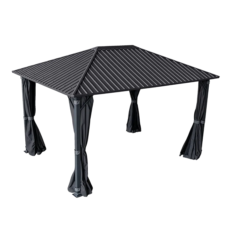 Aluminum Gazebo Galvanized Roof 3×4 Eden Haven
