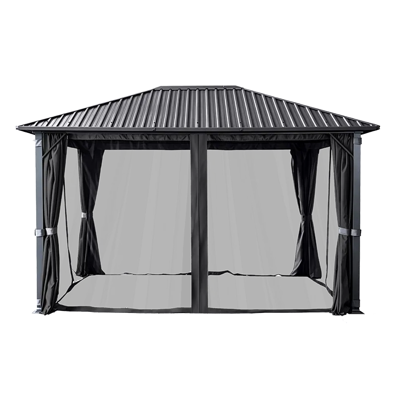 Aluminum Gazebo Galvanized Roof 3×4 Eden Haven