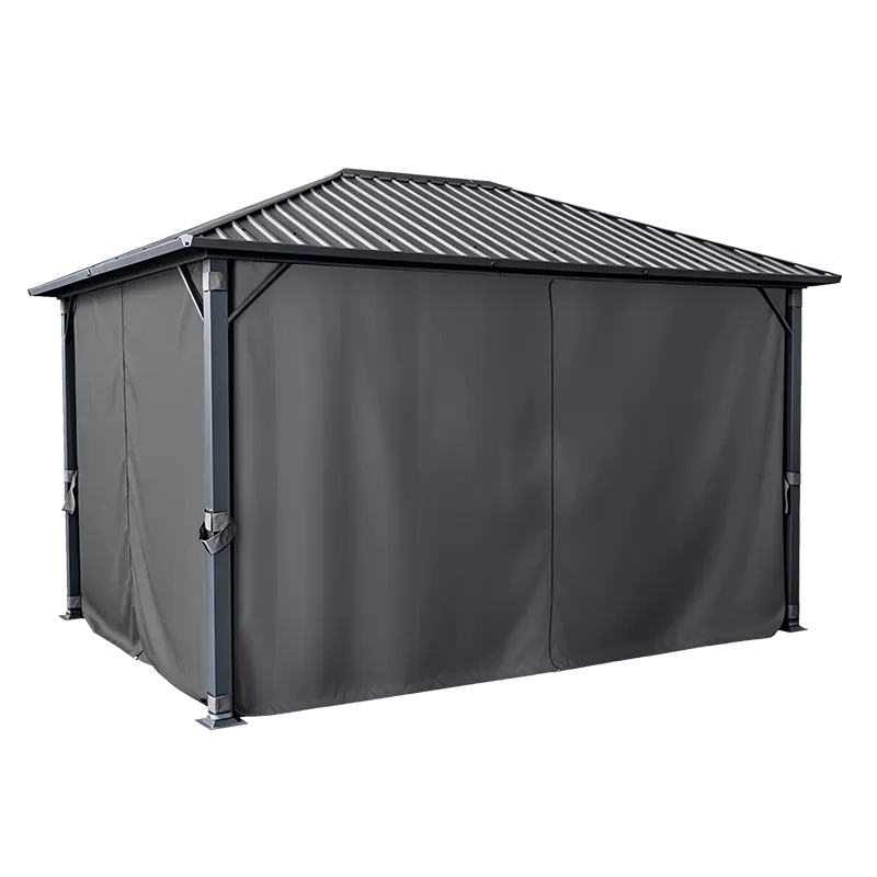 Aluminum Gazebo Galvanized Roof 3×4 Eden Haven