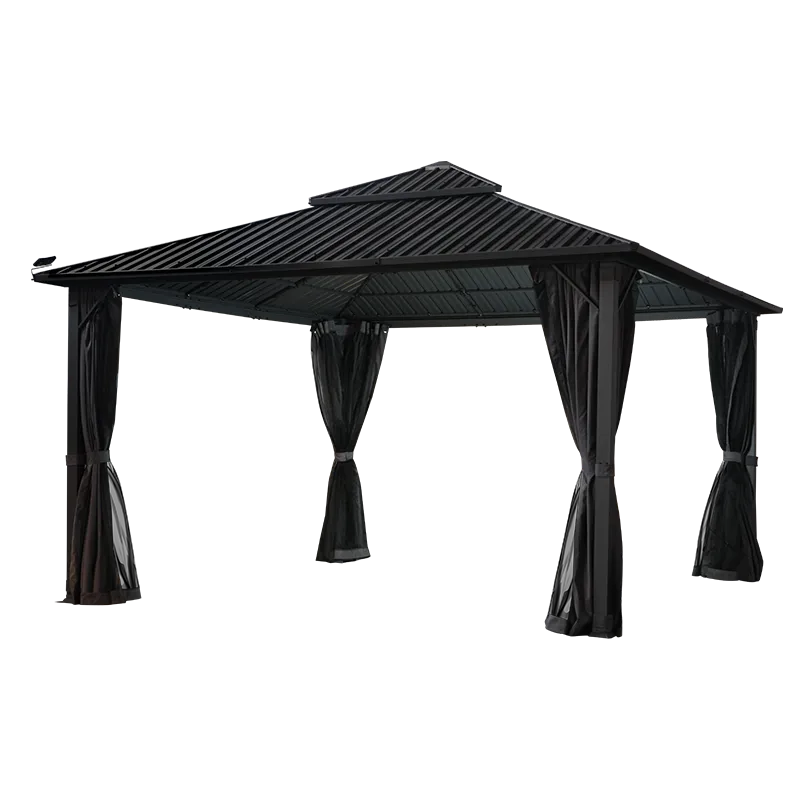 Aluminum Gazebo Galvanized Roof 4×4 Eden Haven