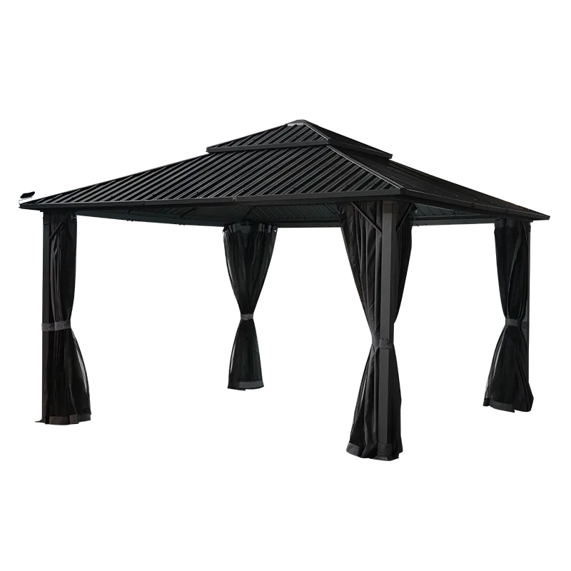 Aluminum Gazebo Galvanized Roof 4×4 Eden Haven