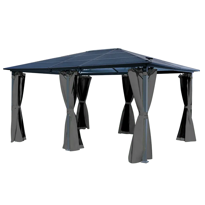 Aluminum Pavilion Polycarbonate Roof Wide Horizon