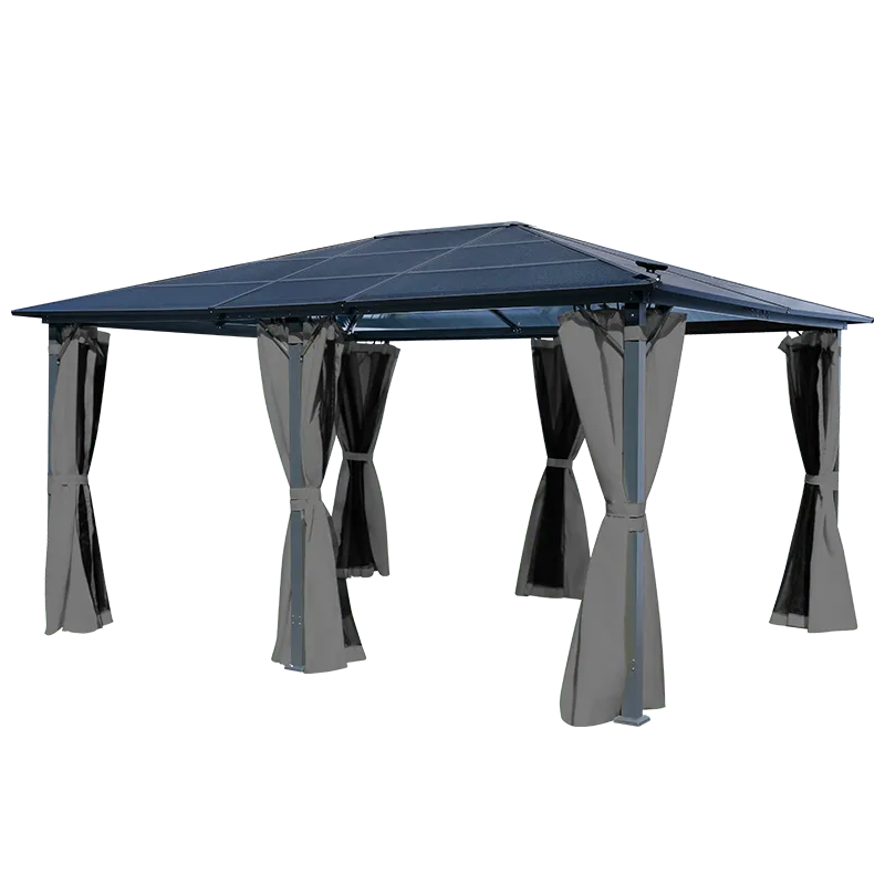 Aluminum Pavilion Polycarbonate Roof Wide Horizon