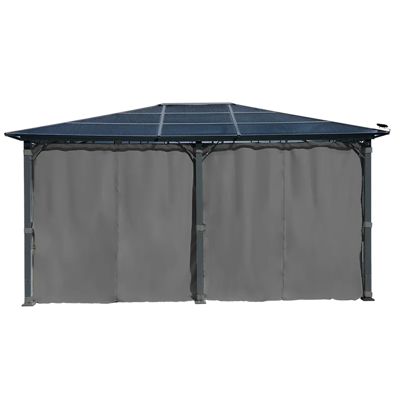 Aluminum Pavilion Polycarbonate Roof Wide Horizon