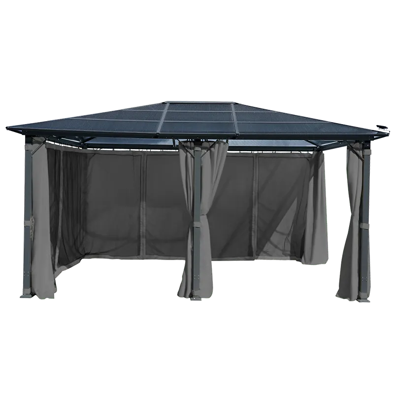 Aluminum Pavilion Polycarbonate Roof Wide Horizon