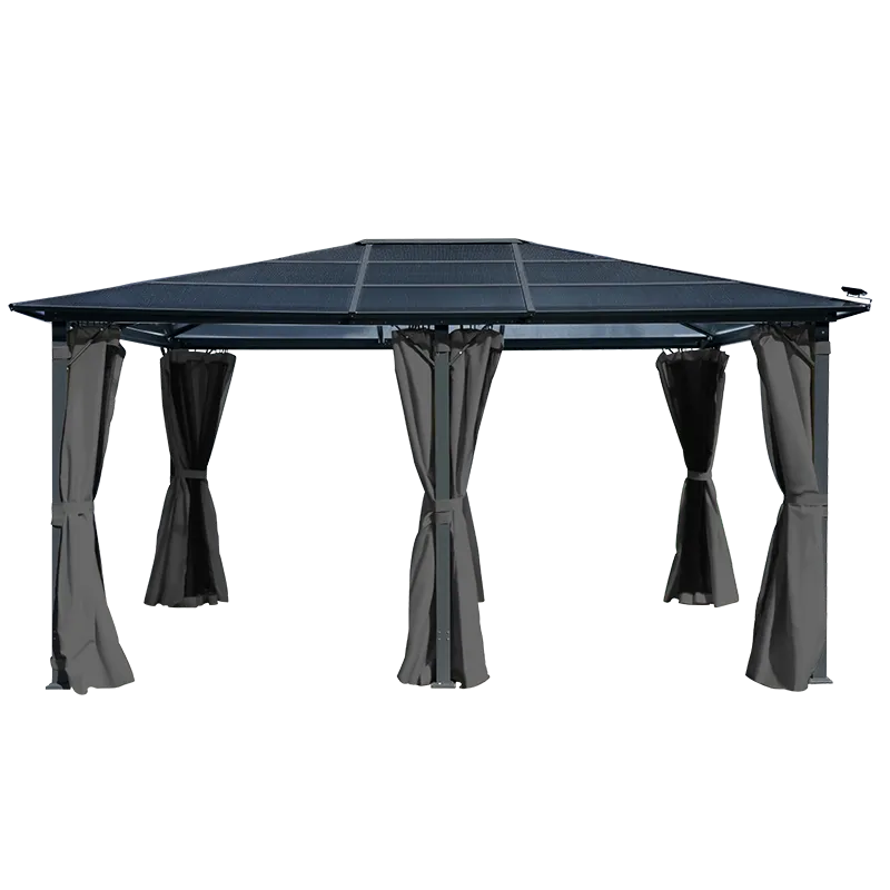 Aluminum Pavilion Polycarbonate Roof Wide Horizon