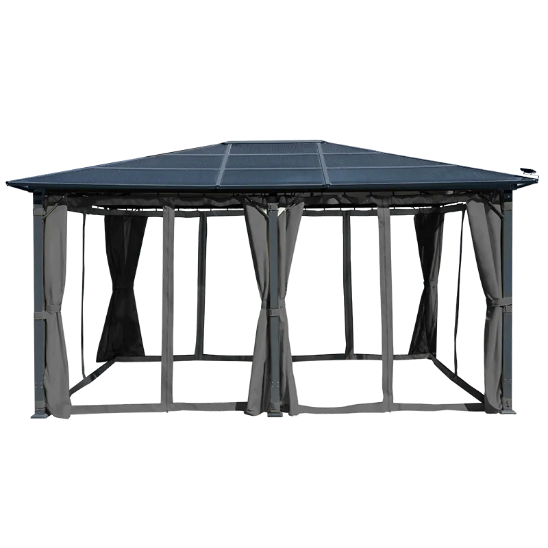 Aluminum Pavilion Polycarbonate Roof Wide Horizon