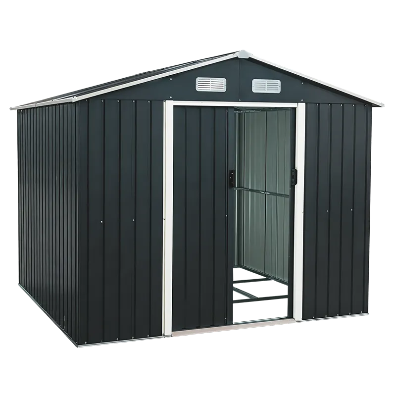 Pitched Roof Metal Shed 235cm Width
