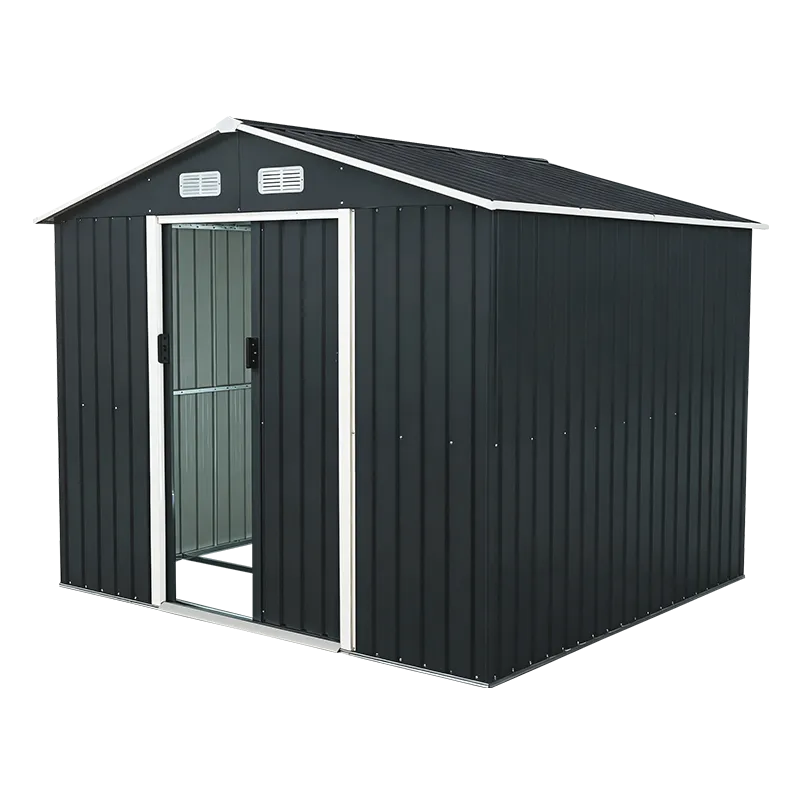 Pitched Roof Metal Shed 235cm Width