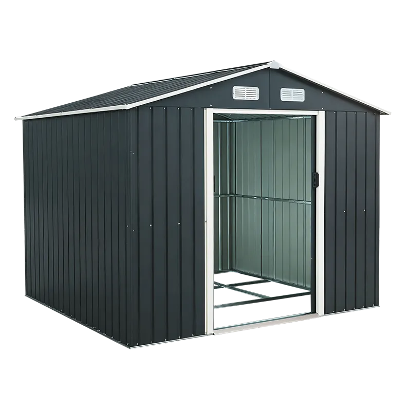 Pitched Roof Metal Shed 235cm Width