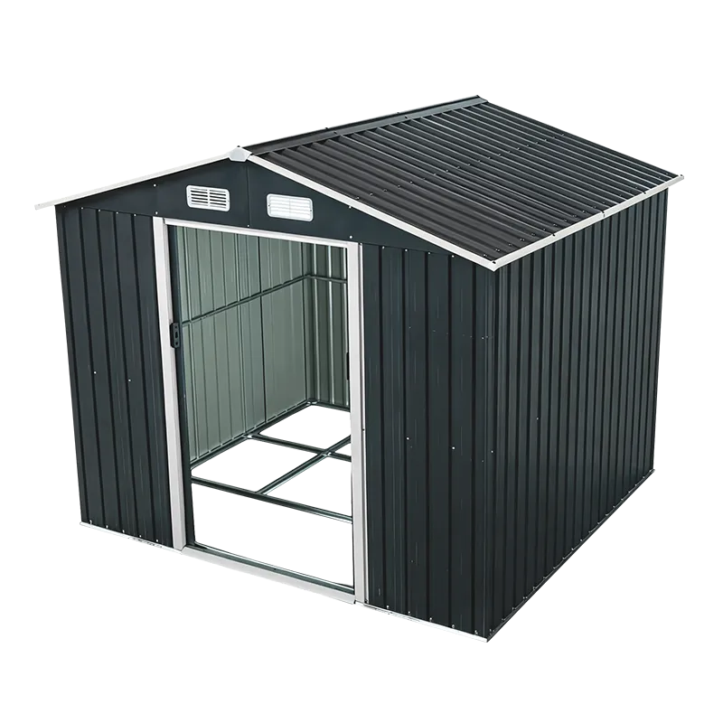 Pitched Roof Metal Shed 235cm Width