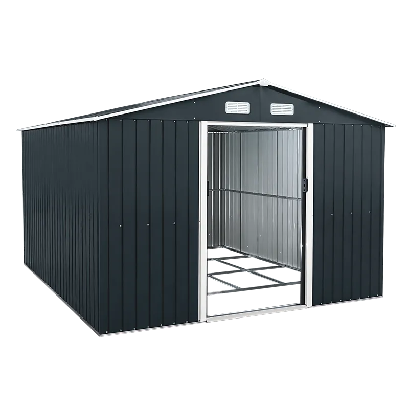 Pitched Roof Metal Shed 278cm Width