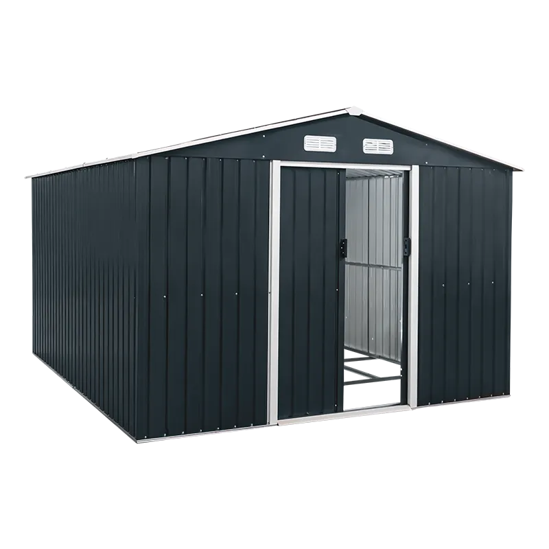 Pitched Roof Metal Shed 278cm Width