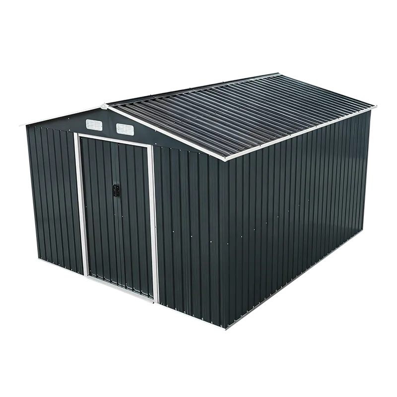 Pitched Roof Metal Shed 278cm Width