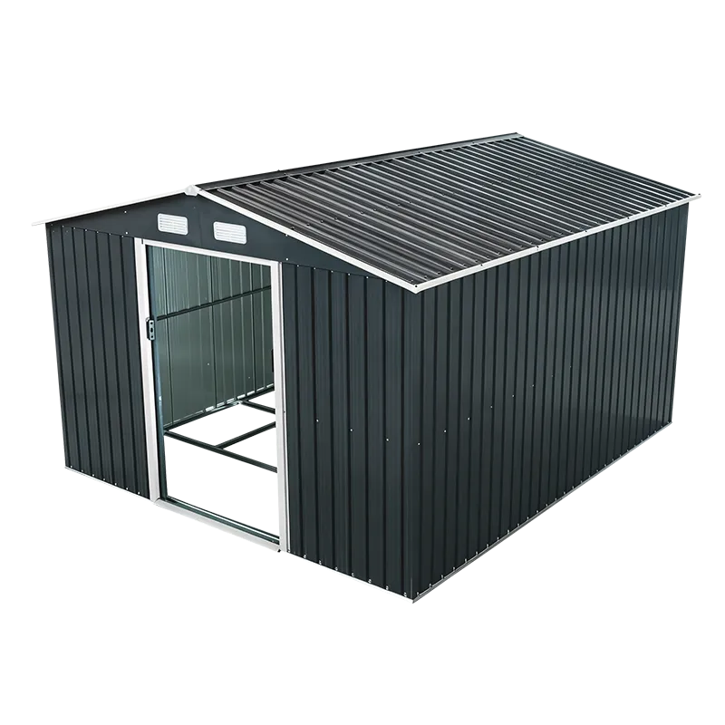 Pitched Roof Metal Shed 278cm Width