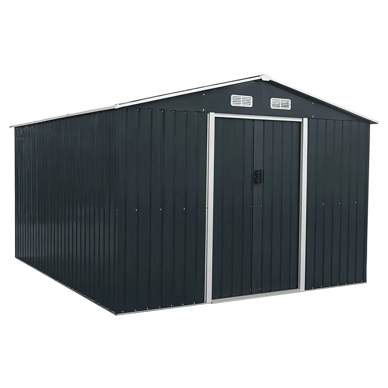 Pitched Roof Metal Shed 278cm Width