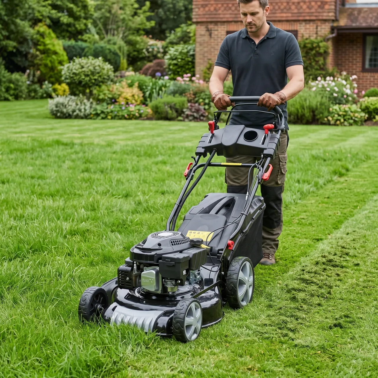 Gasoline Lawn Mower 18170 Estart Speed