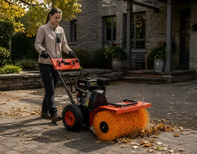 Gasoline Sweeper 2in1