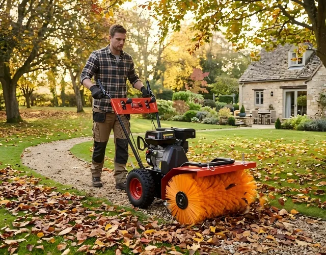 Gasoline Sweeper 2in1