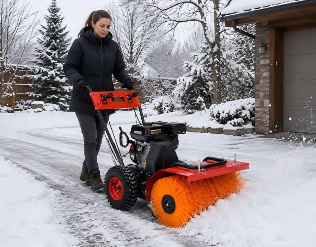 Gasoline Sweeper 2in1