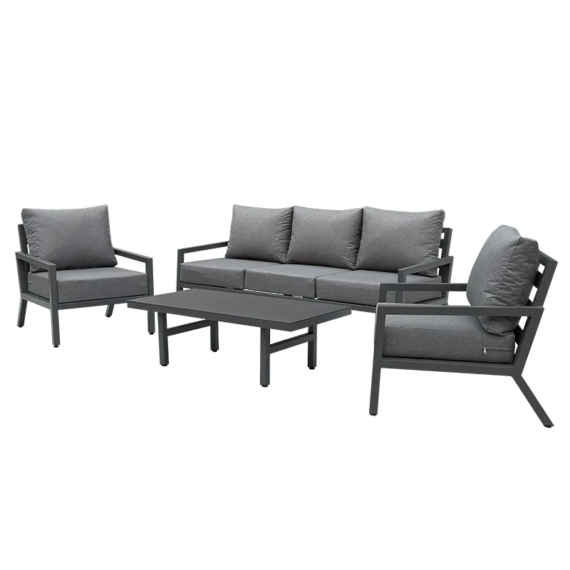 Aluminum Outdoor 5 people Lounge Sofa