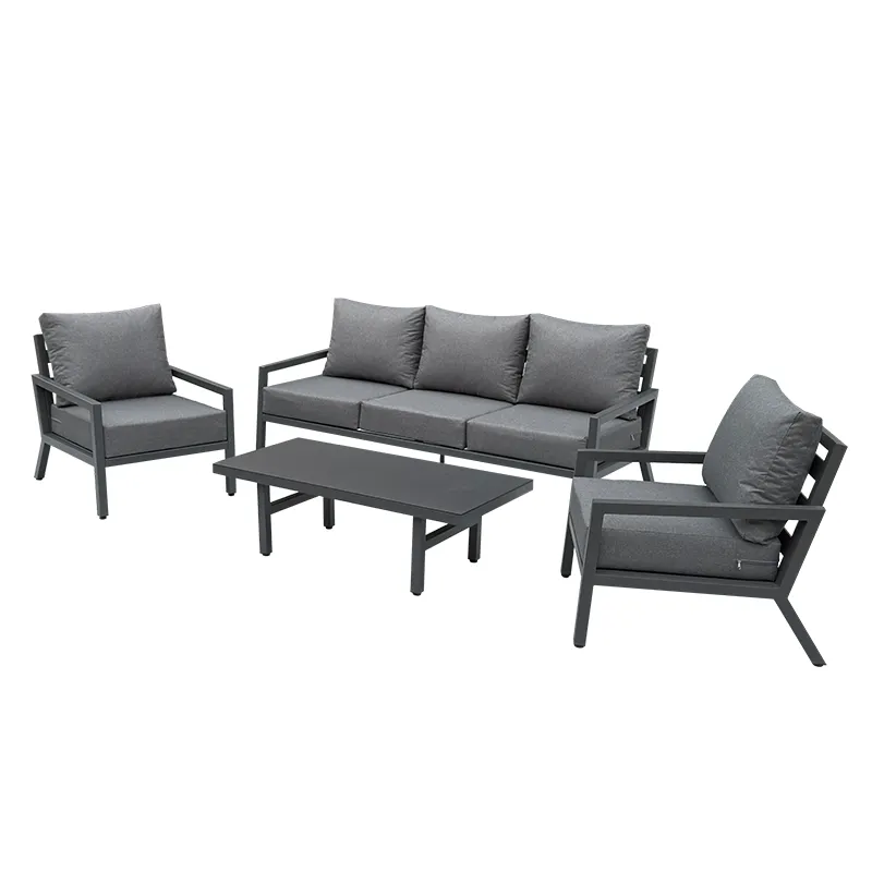 Aluminum Outdoor 5 people Lounge Sofa