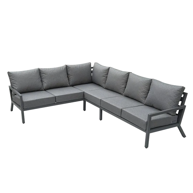 Aluminum Outdoor 7 people Lounge Sofa