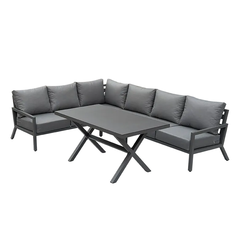 Aluminum Outdoor 7 people Lounge Sofa