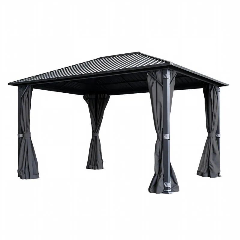 Aluminum Gazebo Galvanized Roof 3×4 Eden Haven
