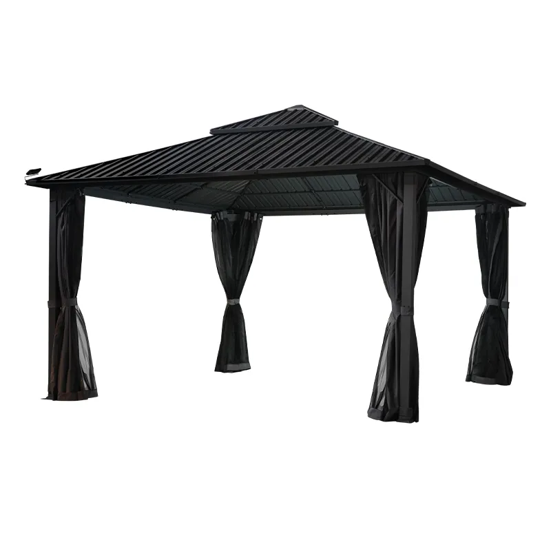 Aluminum Gazebo Galvanized Roof 4×4 Eden Haven