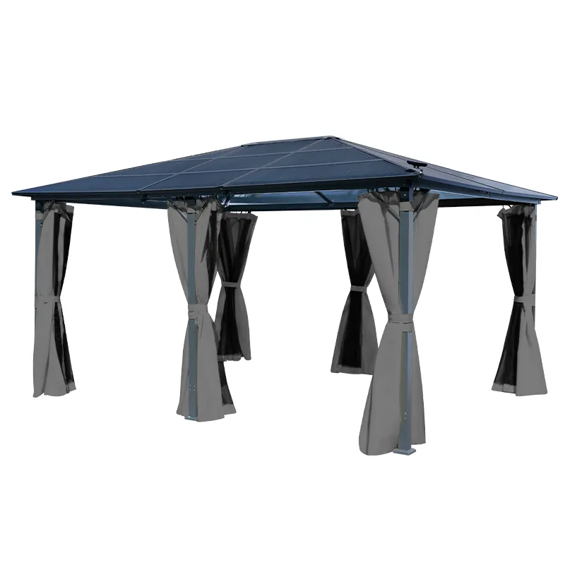 Aluminum Pavilion Polycarbonate Roof Wide Horizon