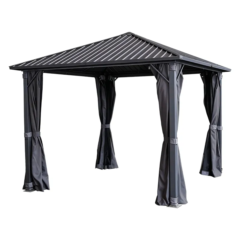 Aluminum Gazebo Galvanized Roof 3×3 Eden Haven